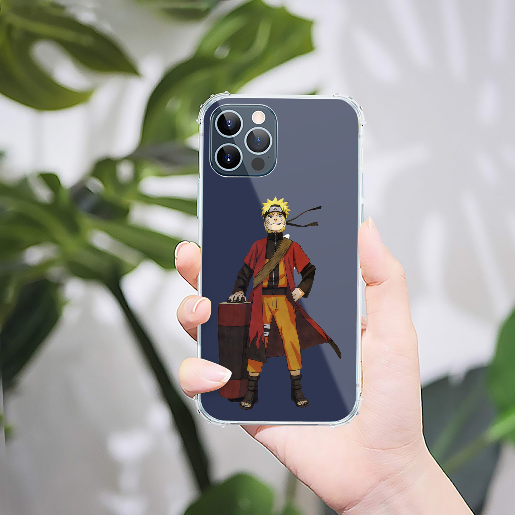 （画像用） NARUTO -ナルト- うずまき ナルト Uzumaki Naruto 【iPhone 12シリーズ対応】透明スマホケース（クリアソフトケース）